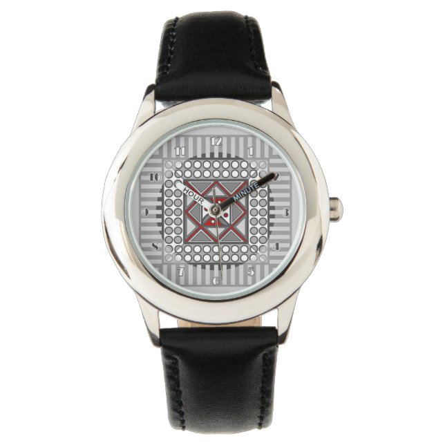 Montre Surveillance géométrique alternative (devant)