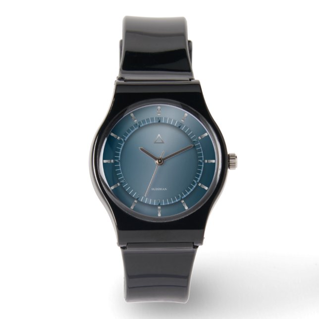 Montre Surveillance Turquoise moderne (Recto)