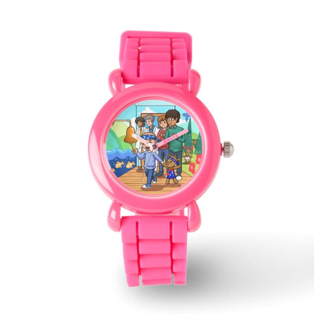 Montre Survivant du cancer du sein - Garder les enfants - (Recto)