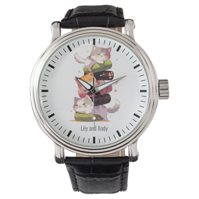 Montre Sushi Cat Miaw | Style nippon (devant)