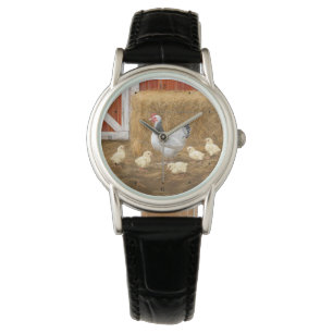 Montre Sussex Chicken Mama Hen et Chicks
