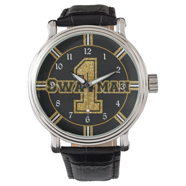 Montre Swayman de hockey de Boston 1 (devant)