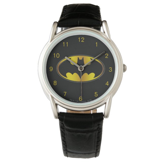 Montre Symbole Batman | Logo de dégradé ovale (devant)