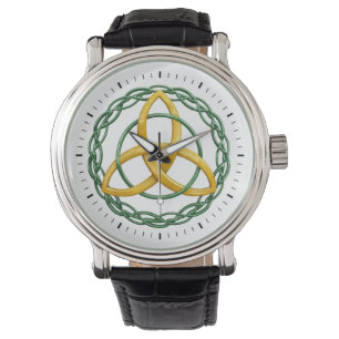 Montre Symbole Celtique Triquetra de noeud de trinité