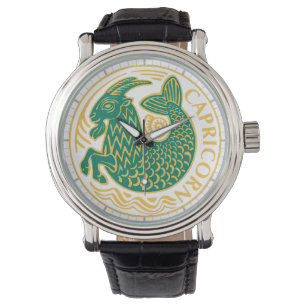 Montre Symbole de Capricorne du Zodiaque