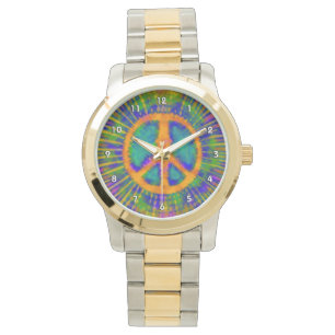 Montre SYMBOLE DE Cravate Psychédélique-Dye