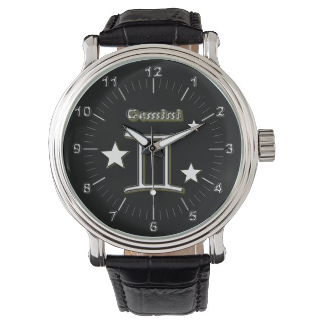 Montre Symbole de Gemini (devant)