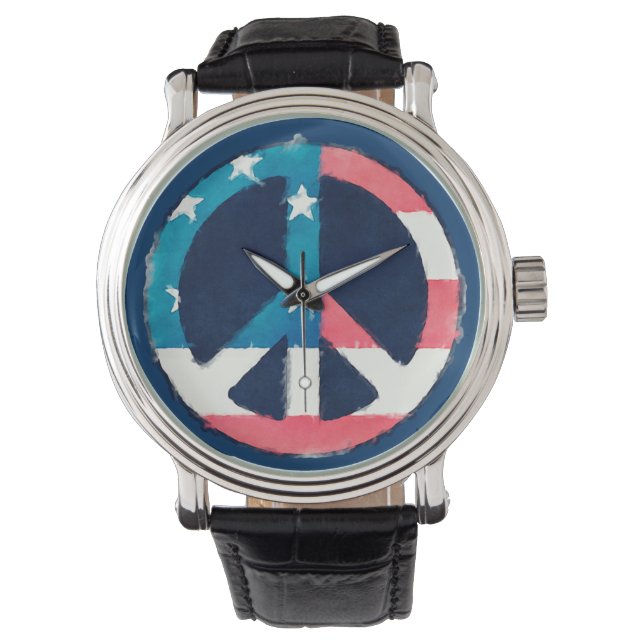 MONTRE SYMBOLE DE LA PAIX AMÉRICAINE (devant)