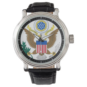 Montre Symbole du blason des États-Unis sur un