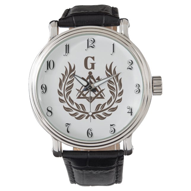 Montre Symbole franc-maçonnerie (devant)