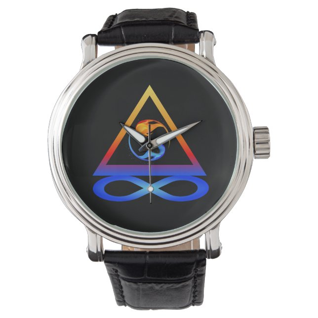 Montre Symbole Twin Flame - (devant)