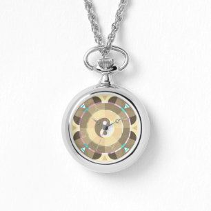 Montre symbole Yin Yang