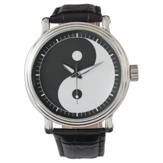 Montre symbole ying yang