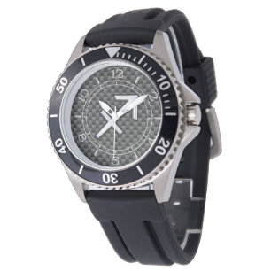 Montre Symbole zodiaque Sagittarius Charcoal Carbon Dial