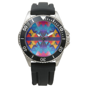 Montre Symboles géométriques Abstrait #10 Design 2