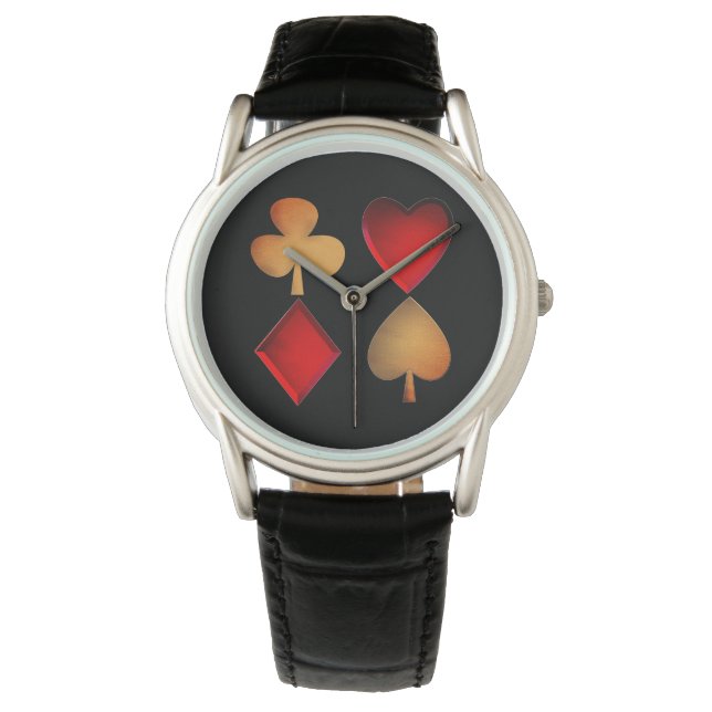 Montre symboles pour le jeu de cartes (devant)