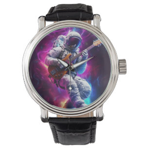 Montre Symphonie du vide   Astronaute de Neon Cyberpunk
