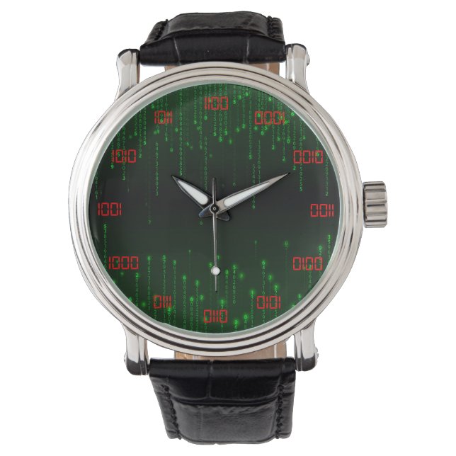 Montre Système binaire très Cool et créatif (devant)