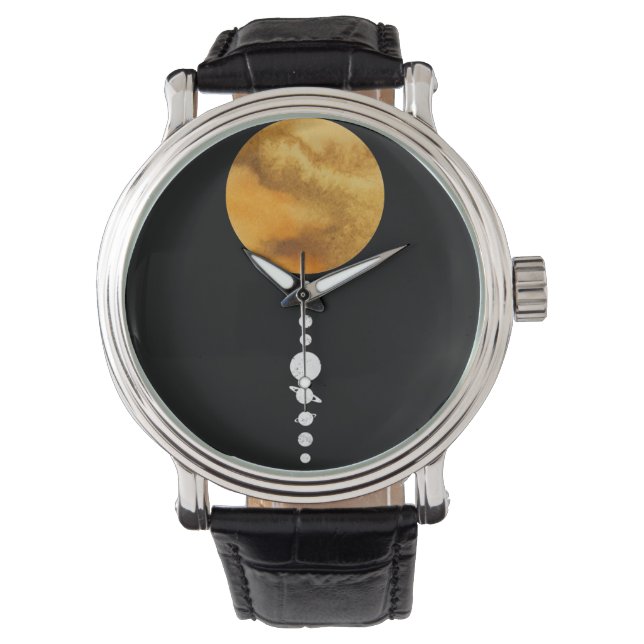 Montre Système solaire minimal (devant)