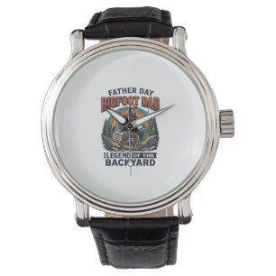 Montre T-shirt Collations de Papa Bigfoot pour la Fête de
