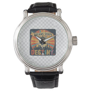 Montre T-shirt de vision motivationnelle – Les rêves faço