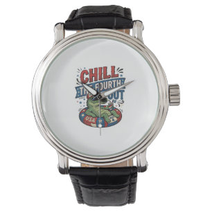 Montre T-shirt drôle d'alligator pour se rafraîchir le 4