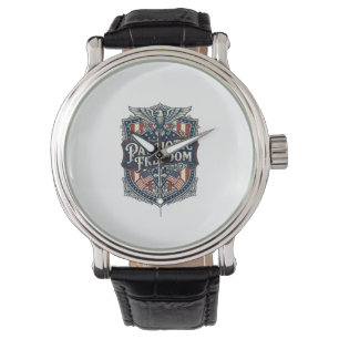 Montre T-shirt vectoriel graphique Foi Patriotique Famill