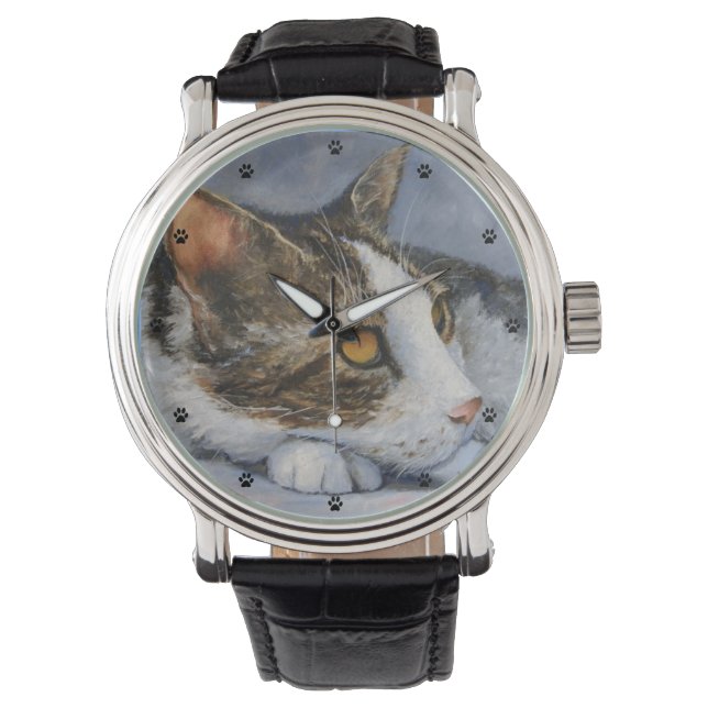 Montre Tabby Cat Fine Art (devant)