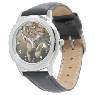 Montre Tabby Cat Wrist Watch
