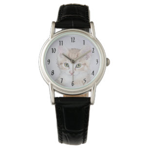 Montre Tabby Jaune Peinture Chat - Cute Original Chat Art