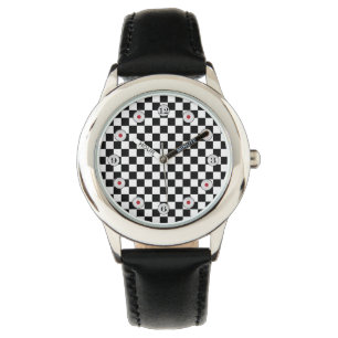 Montre Tableau de bord classique noir et blanc par STaylo