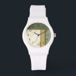 Montre Tableau patiné de Jennifer Goldberger<br><div class="desc">La qualité patinée de cette peinture de Jennifer Goldberger lui donne une allure contemporaine,  comme une paire de jeans avec des trous dedans avant de les acheter. Mettez-le sur votre mur et profitez de la beauté rustique!</div>