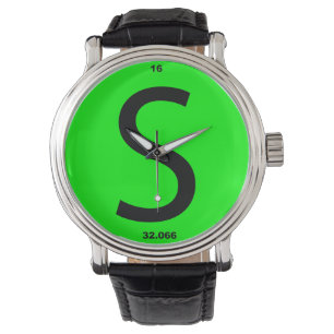 Montre Tableau périodique de la lettre S