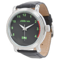 Montre Tachomètre Vert Montre Mécanique Wristwatch