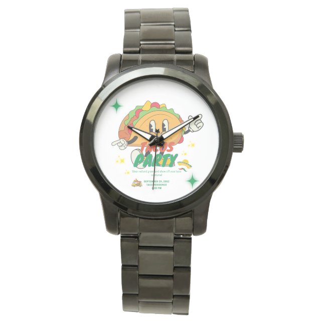 Montre "Taco Party", Taco Lover (devant)