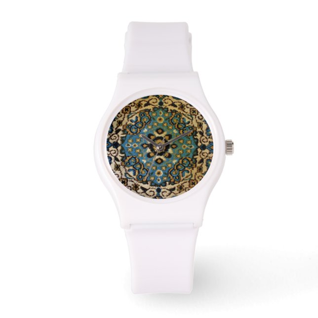 Montre Tapis bleu Oriental (Recto)