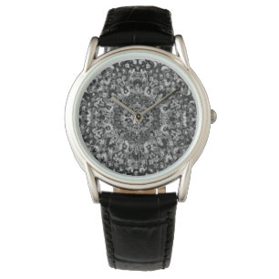 Montre Tapis Oriental noir et blanc