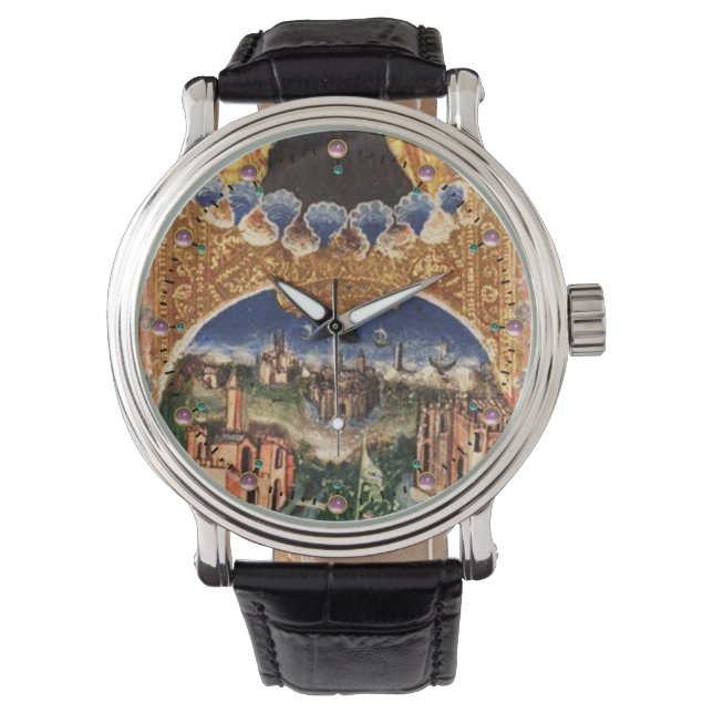 MONTRE TAROTS DE RENAISSANCE ANTIQUE 21 / LE MONDE (devant)