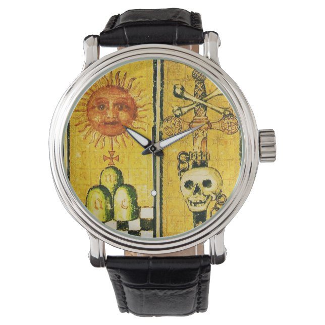 MONTRE TAROTS DE RENAISSANCE ANTIQUE /LE SOLEIL, L'ACE DE (devant)