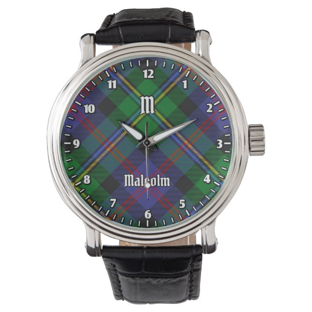 Montre Tartan Clan Malcolm (devant)