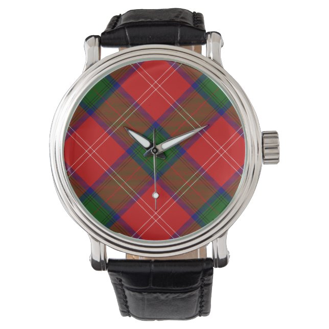 Montre Tartan rouge de Chisholm (devant)