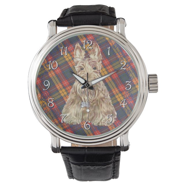 Montre Tartan Scottie Blé (devant)
