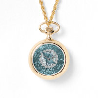 Teal Faux Paillettes & Coquillage