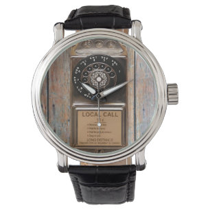 Montre Téléphone antique rotatif payant rude