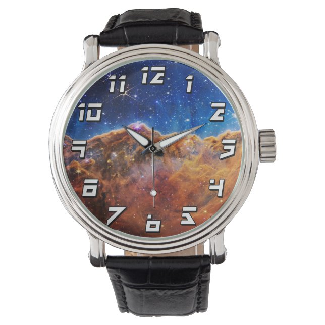 Montre Télescope spatial James Webb nébuleuse de la Carèn (devant)