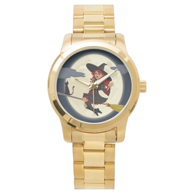 MONTRE TÉMOIN HALLOWEEN REDHEADED (devant)