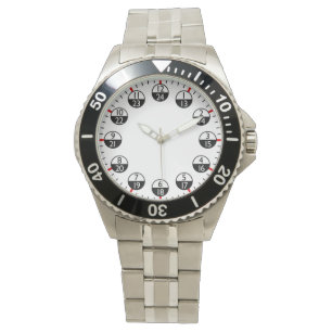 Montre Temps militaire 24 heures