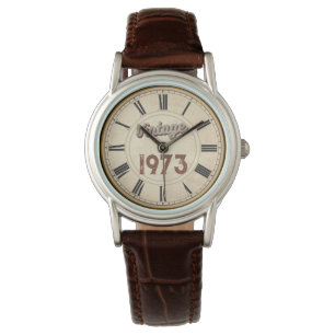 MONTRE TENDANCE NÉ EN 1973 CHIFFRES ROMAINS VINTAGE