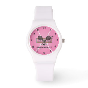 Montre Tennis   Personnaliser - Rose