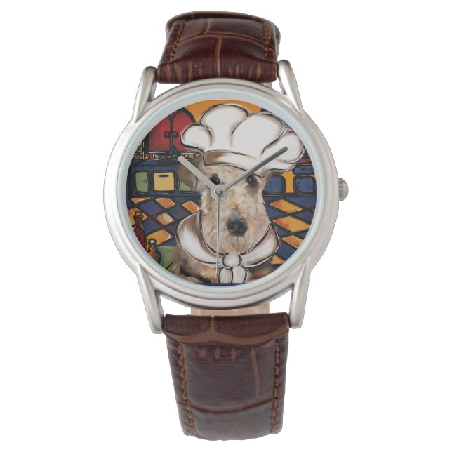 MONTRE TERRIER AIREDALE        (devant)